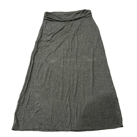 J.Crew Women's Stretchy Jersey Maxi Skirt Gray Size S - Picture 1 of 6